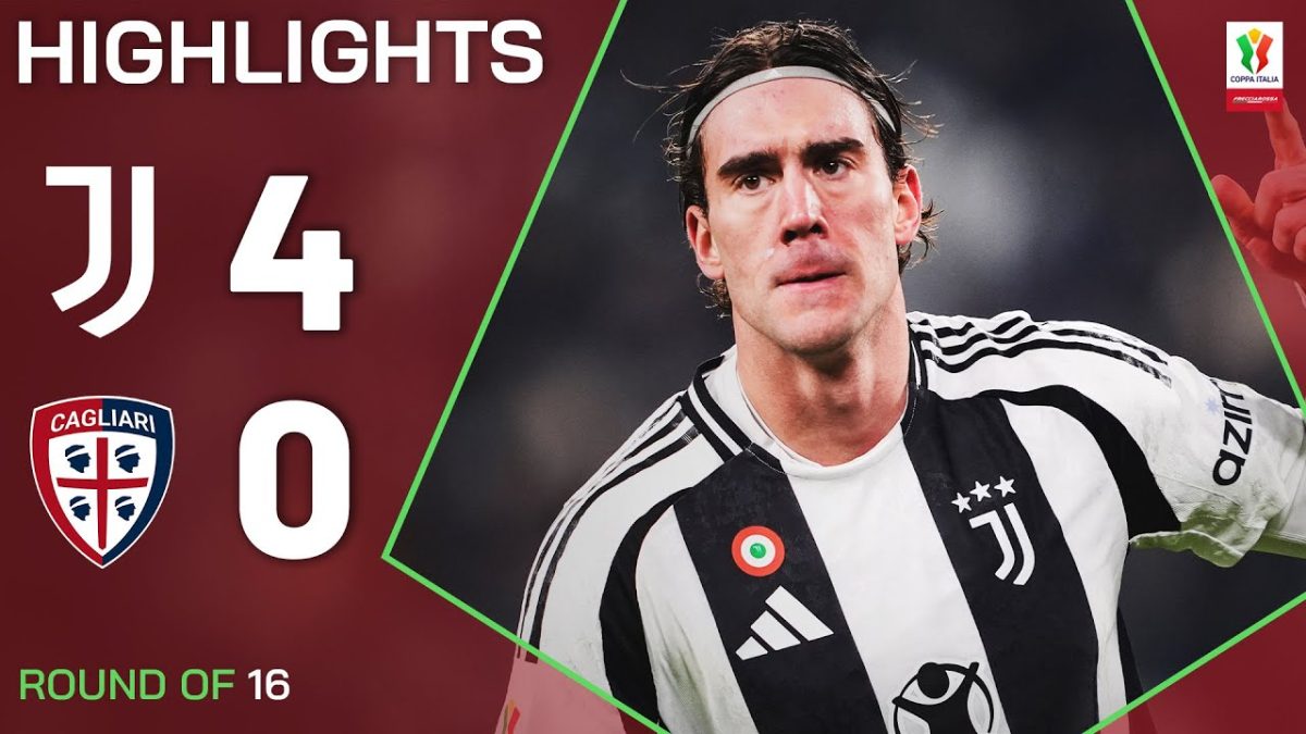 JUVENTUS-CAGLIARI 4-0 | DESTACADOS | Victoria cómoda para la Juve | Copa de Italia Frecciarossa 2024/25